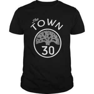 Stephen Curry The Town Blue Golden State Warriors Shirt